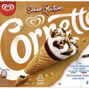 ALGIDA CORNETTO S/GLUT 5X75G