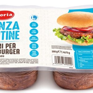 DORIA PANINI HAMBURGER 4X75G