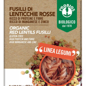 FUSILLI 100% LENTICCHIE ROSSE