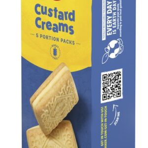 SCHAR CUSTARD CREAM BISC 5X25G